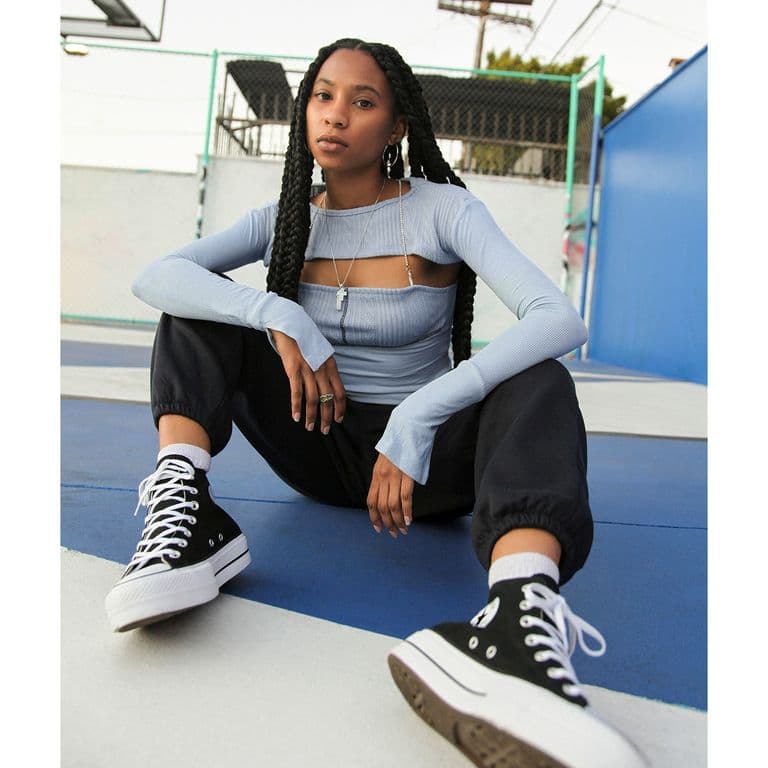Chuck Taylor Zapatilla Urbana Negra Mujer 37.5 CL