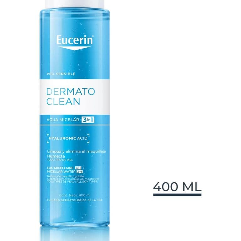 Locion Micelar DermatoCLEAN 3en1 Facial 400ml