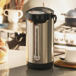 Termo Hervidor 2.8 Litros Acero Inoxidable Gris