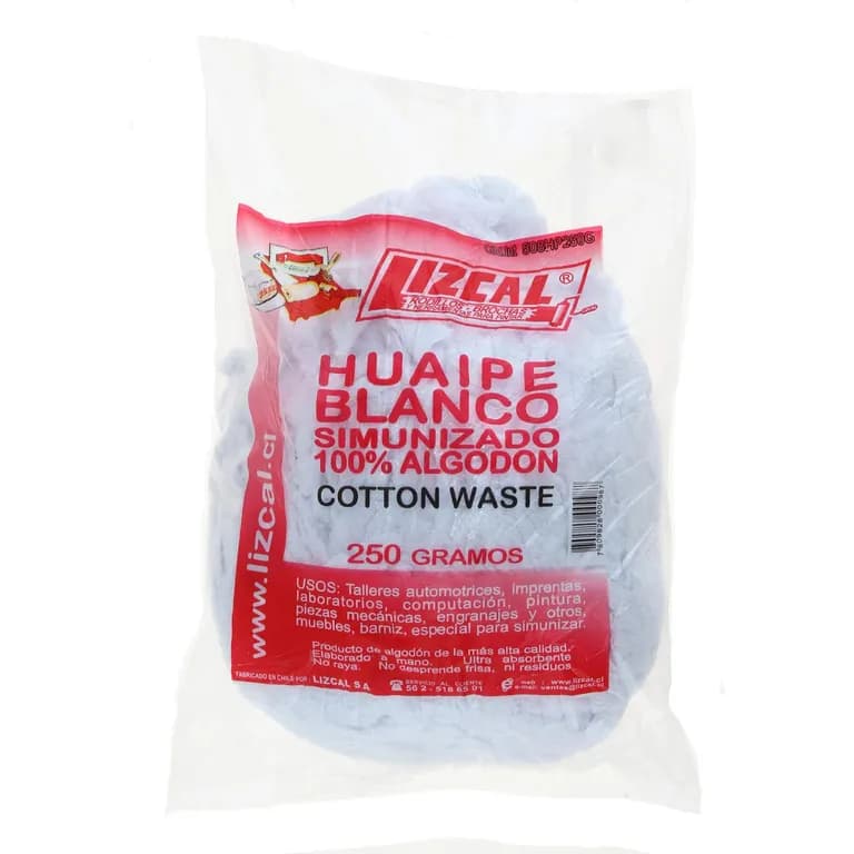 Huaipe simunizado algodon 250 gr