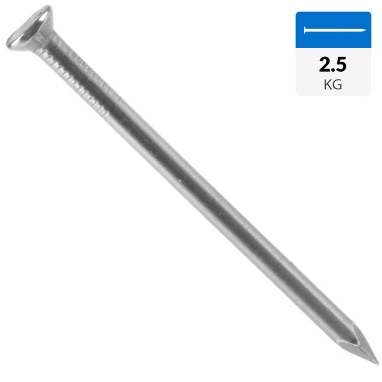 Clavo corriente galvanizado 4 x 8 bolsa 2.5 kg