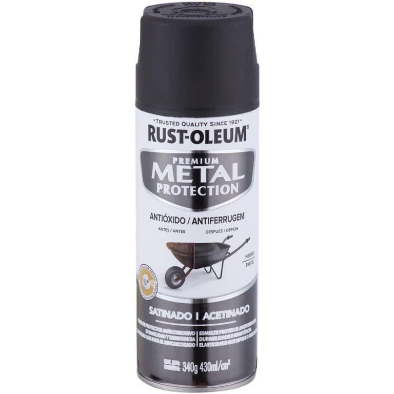 Pintura Anticorrosiva Spray 0.43 l Satinado Negro