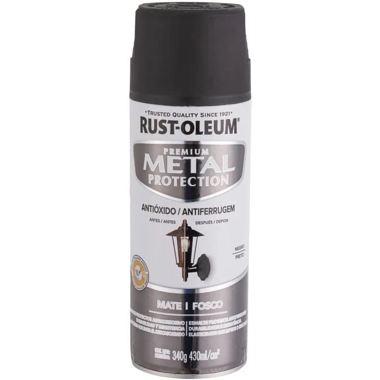 Pintura Anticorrosiva Spray 0.43 l Mate Negro