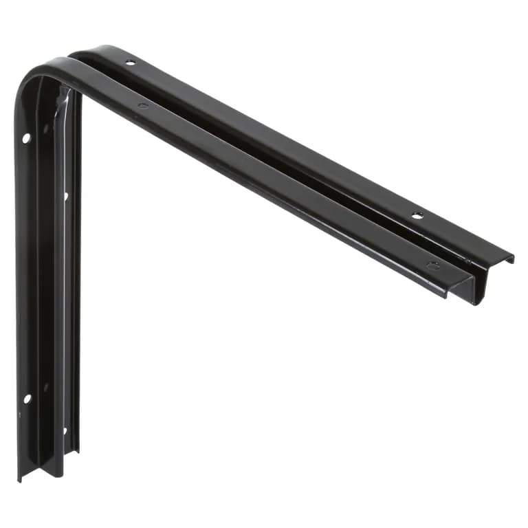 Soporte para repisa metal 20x25 cm negro