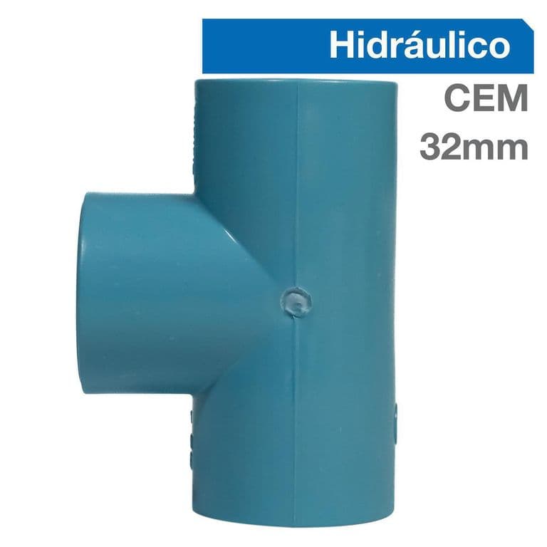 Tee Reduccion PVC-P Cementar 32mm x 25mm 1u