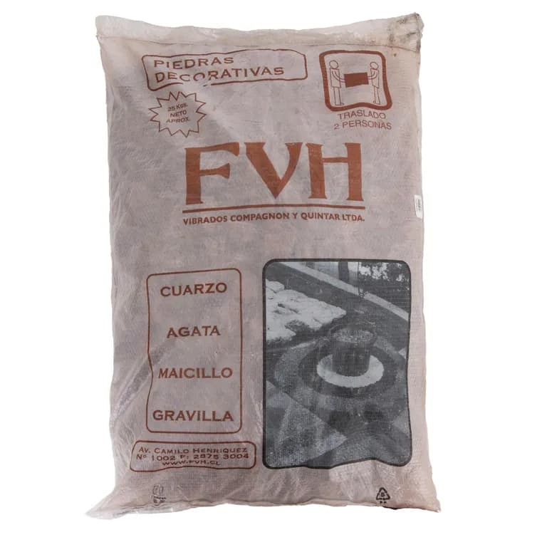 Gravilla saco 25 kg rojo