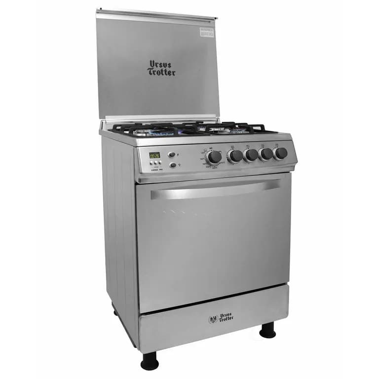 Cocina a Gas 4 Platos Inox EURO 60 PRO GN