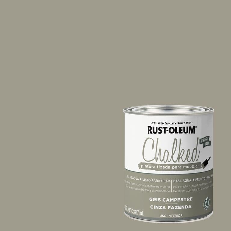 Pintura Chalked Tizada Tarro 0.887 l Mate Gris Campestre