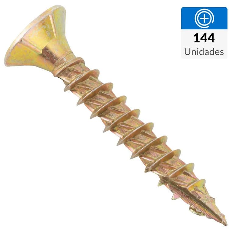 Tornillo Turbo screw Madera Madera 30 mm 4.5 mm 144 unidad(es)