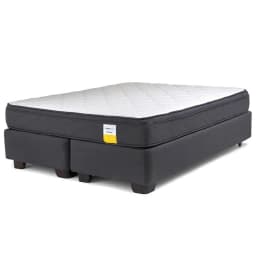 Cama Super king Americana Eurotop Gris