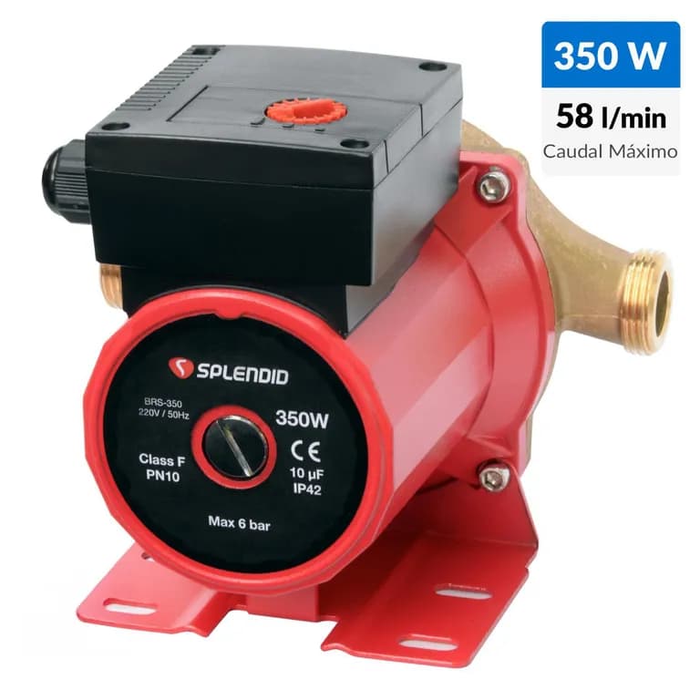 Bomba De Agua O Presurizadora Brs-350w 3/4"-1" 58 l/min