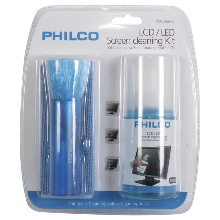 Set Limpieza Para Pantallas 200 Ml Y Cepillo