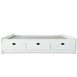 Cama 1.5 plazas Infantil Auto Blanco