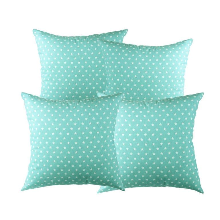 Set De 4 Cojines Lona Estampado Jade 50x50 cm