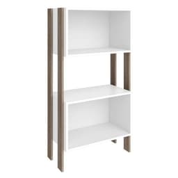 Estante Kirk MDP 1 Nivel(es) 60x114x8 cm Blanco/Rustico