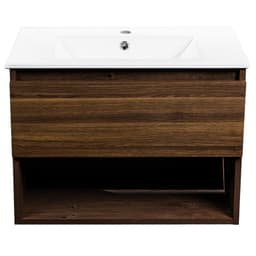 Kit Mueble Belle 60x46 + Cubierta. Color Roble