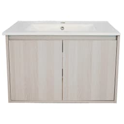 Kit Mueble Amelie 70x46 + Cubierta color Albayalde