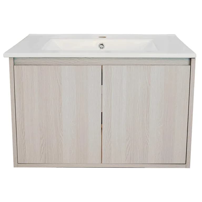 Kit Mueble Amelie 70x46 + Cubierta color Albayalde