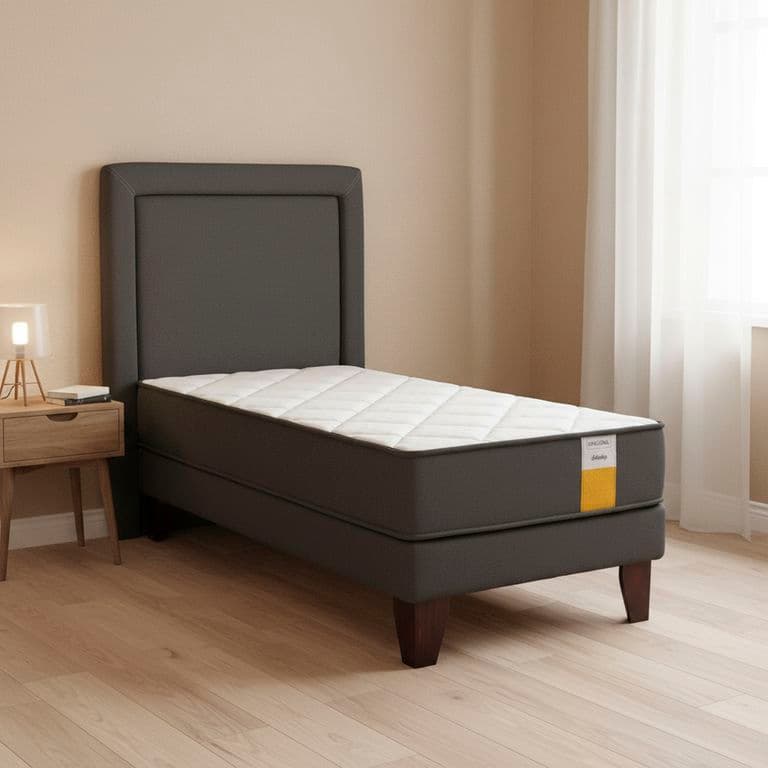 Cama Americana Funcional 1.5 Pl + Respaldo
