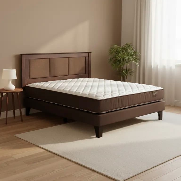 Cama 2 Plazas Europea Ergo T + Respaldo