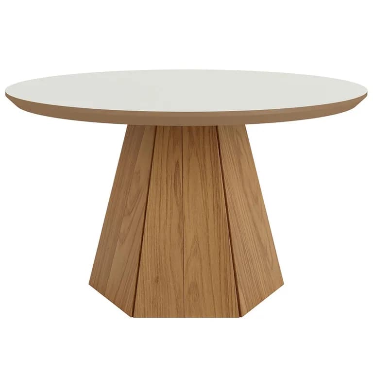 Mesa de Centro TB605 Off White Castano