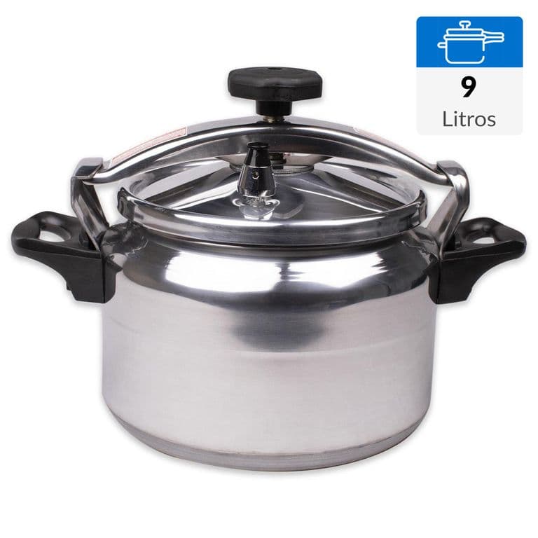 Olla a presion 9 Litros Aluminio Fast Cook