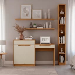 Tocador 1 Cajon(es) Trend 139x91x45 cm Roble Grife/Off White