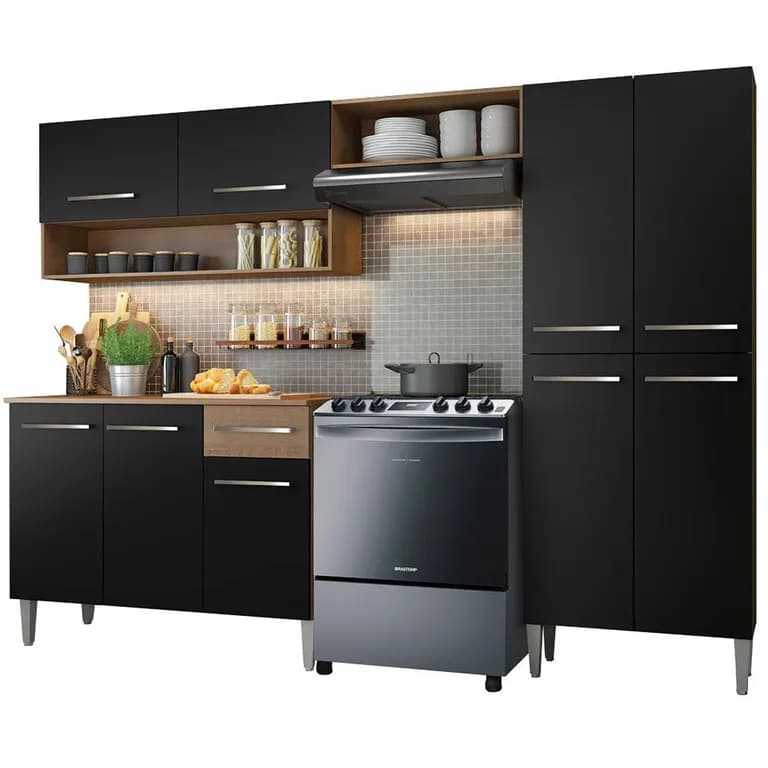 Mueble De Cocina Emilly Dark