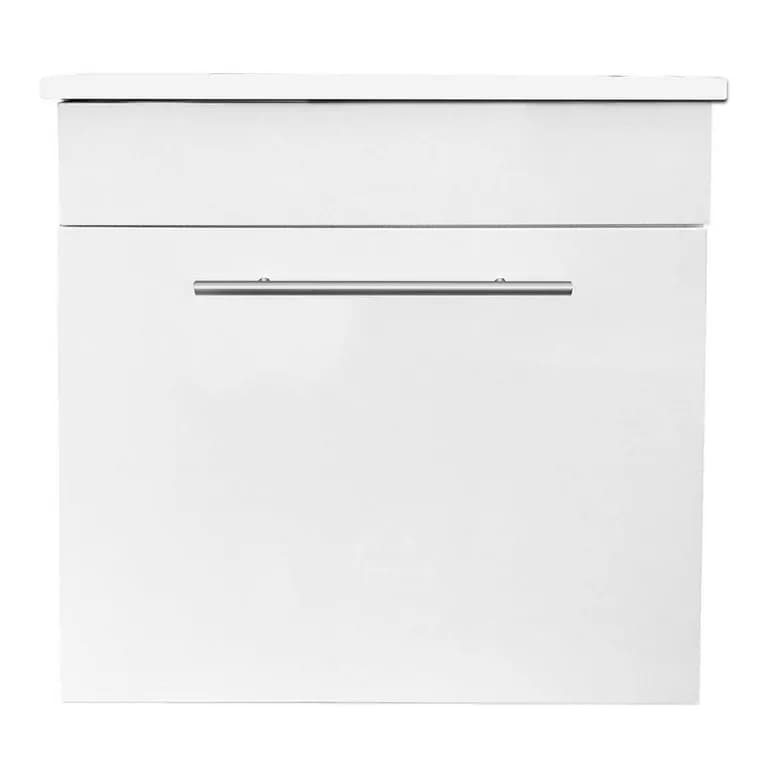 Kit mueble vanitorio elegant a muro 55x33x52 cm