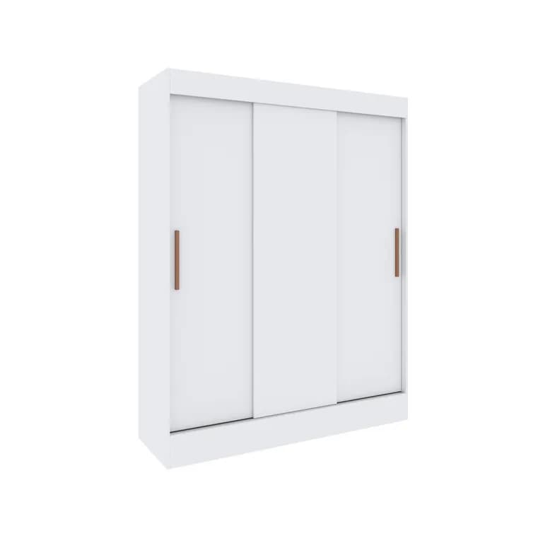 Closet Marsella 3 Puerta(s) 2 Cajon(es) 3 Repisa(s) 155x200x50 cm Blanco