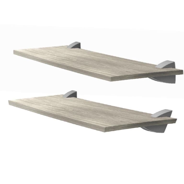 Set de Repisas Concept MDP 2 Nivel(es) 60x1.5x20 cm Gris