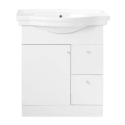 Kit Mueble Vanitorio Adele Blanco 80x70 cm/Cubierta