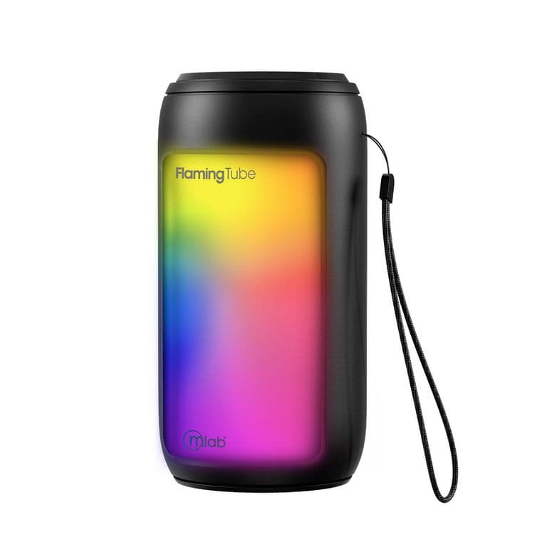 Parlante Flaming tube, TWS, Bluetooth, FM, Slot USB/TF