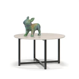 Mesa de centro Flow Blanco 60x60x33.5 cm