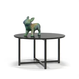 Mesa de centro Flow Negro 60x60x33.5 cm