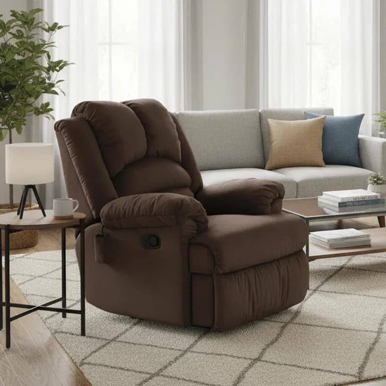 Bergere 1 cuerpo Jarrie 92x108x88 cm Cafe