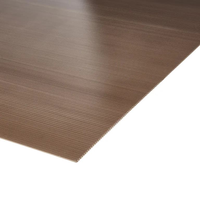 Plancha Policarbonato Alveolar 4 mm 105x290 cm Bronce
