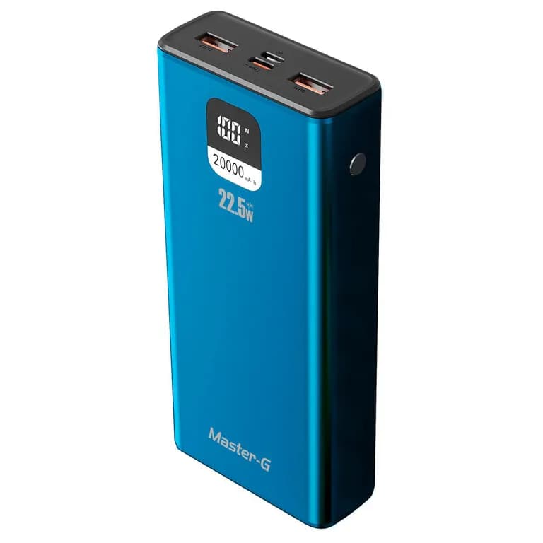 Powerbank Carga Rapida 20000 Mah Pantalla Digital Ucp20Lpd