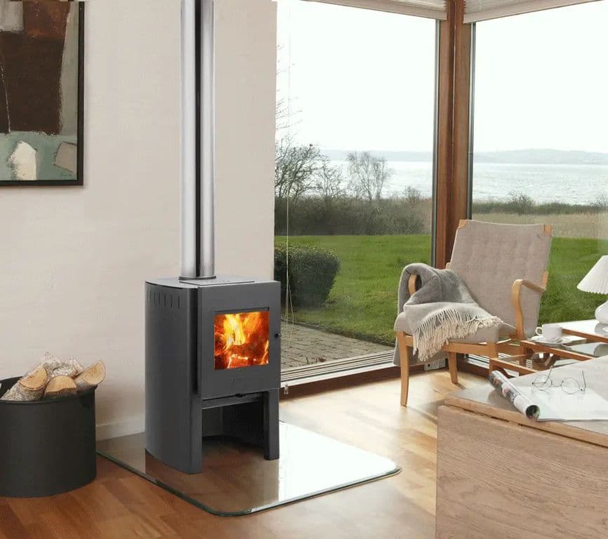 Estufa Lena Firelog 380 Gris