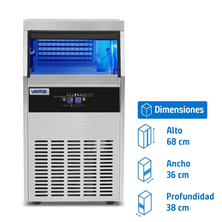 Maquina Industrial Frio Directo 0 Litros Inox VMH-36