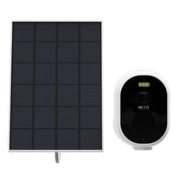 Camara exterior fija de bateria 2K con panel solar