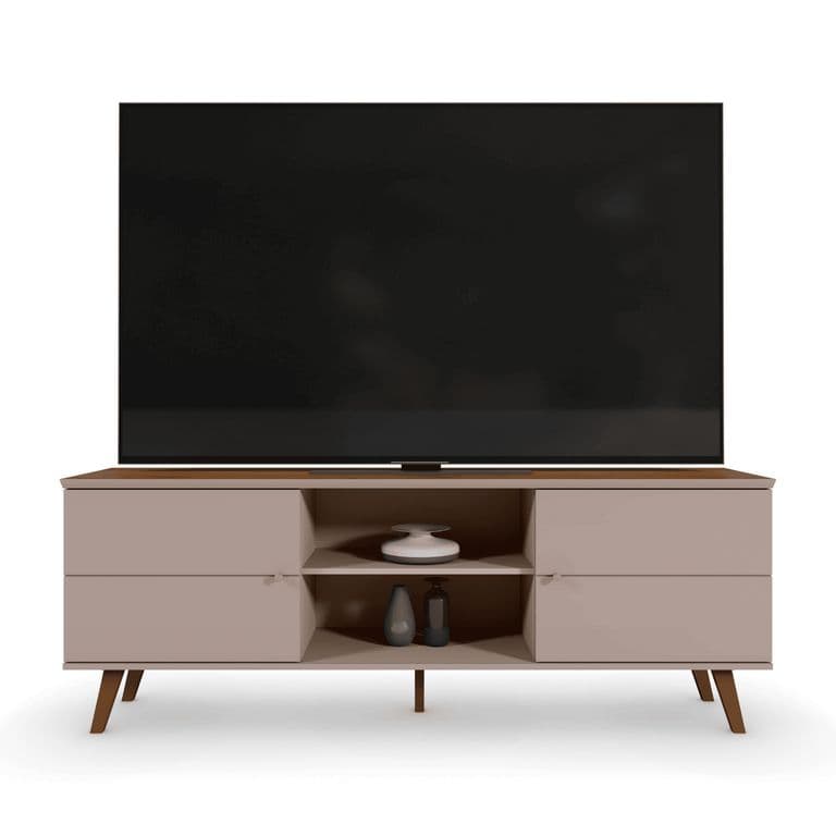 Rack TV 75 " ARACAJU G/N Gris Claro Nogal 180x64x38