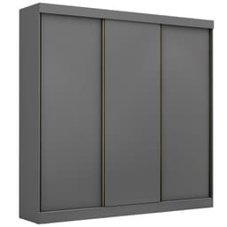 Closet 3 Puerta(s) 8 Cajon(es) 9 Repisa(s) 235x225x52 cm Gris
