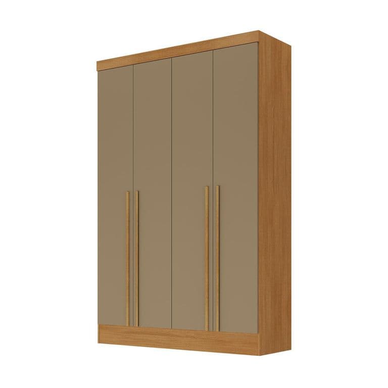 Closet 4 Puerta(s) 3 Cajon(es) 4 Repisa(s) 127.6x217x46.5 cm Cafe