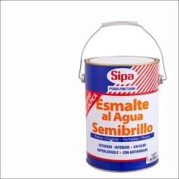 Esmalte al Agua 1 galon(es) Semibrillante Blanco