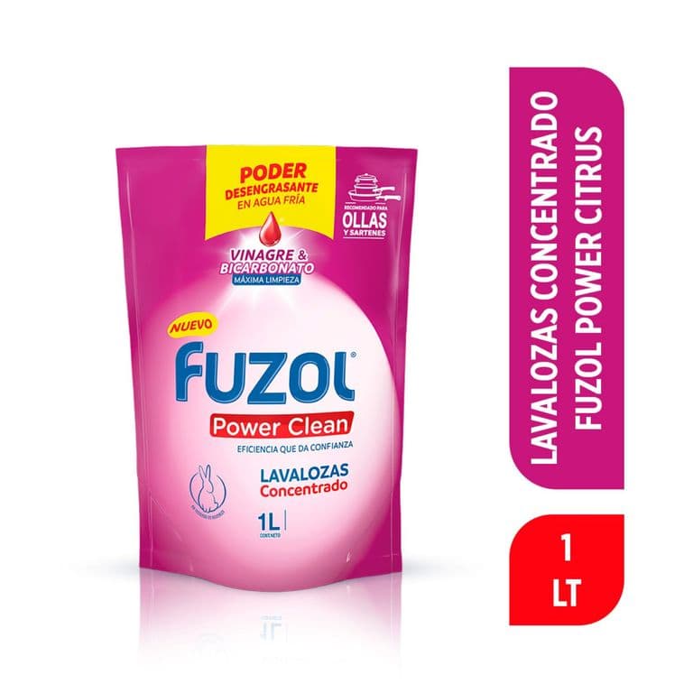 Lavalozas Vinagre Bicarbonato Doypack con Tapa 1 Lt