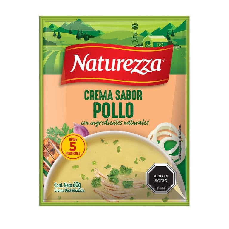 Crema de Pollo Naturezza 60 g