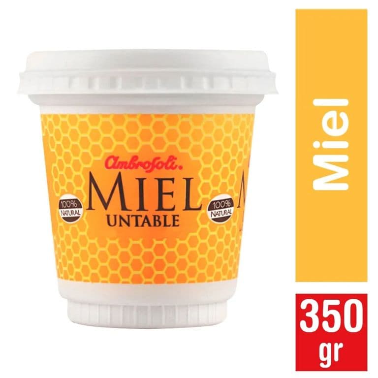 Miel de Abeja Untable Pote Ambrosoli 350 g