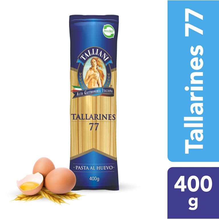 FIDEO TALLARIN 77 HUEVO 400 GRS. T