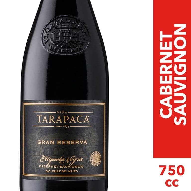 Vino Tinto Cabernet Sauvignon Tarapaca Gran Reserva 13 750 cc 750 ML